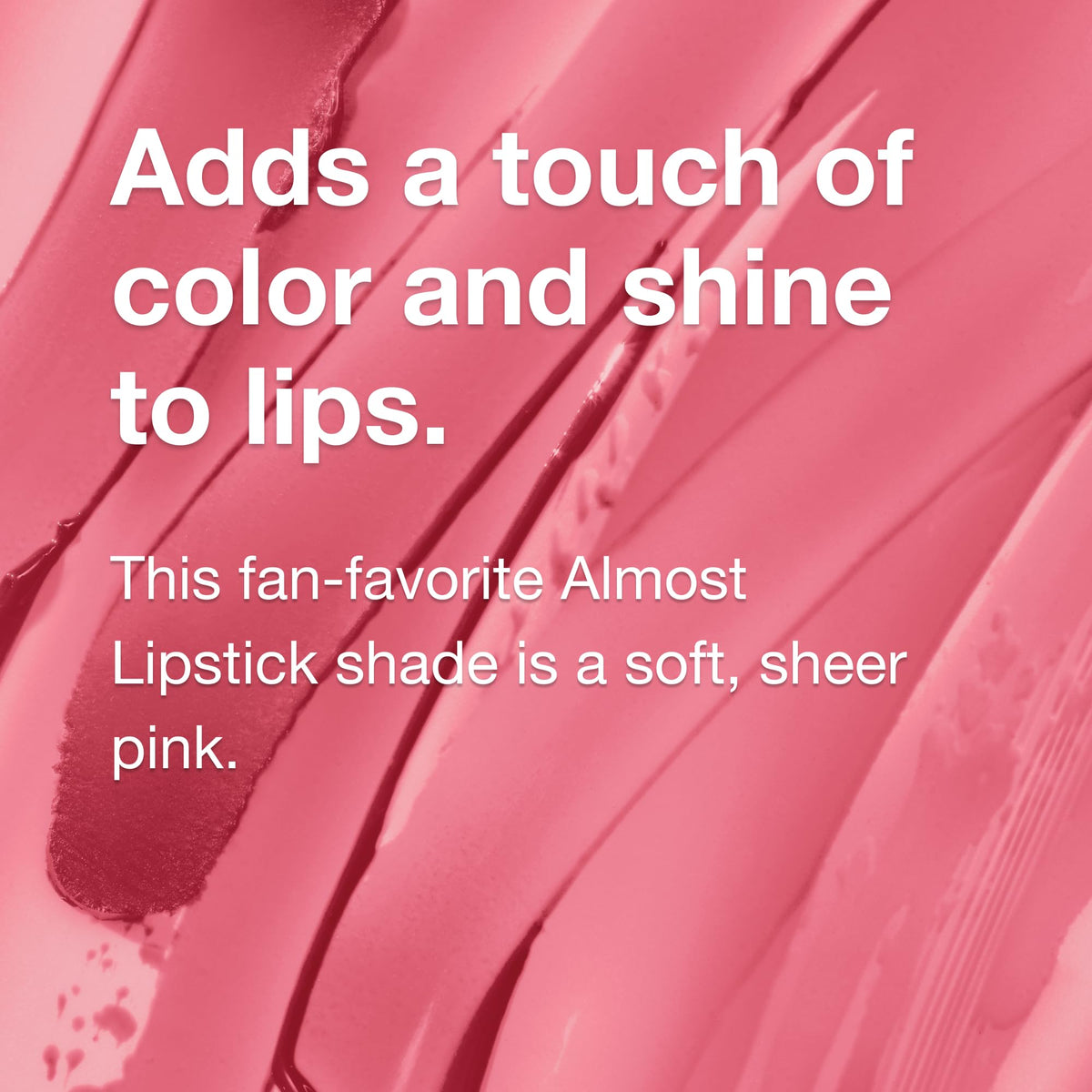 Clinique Almost Lipstick Pink Honey on lips