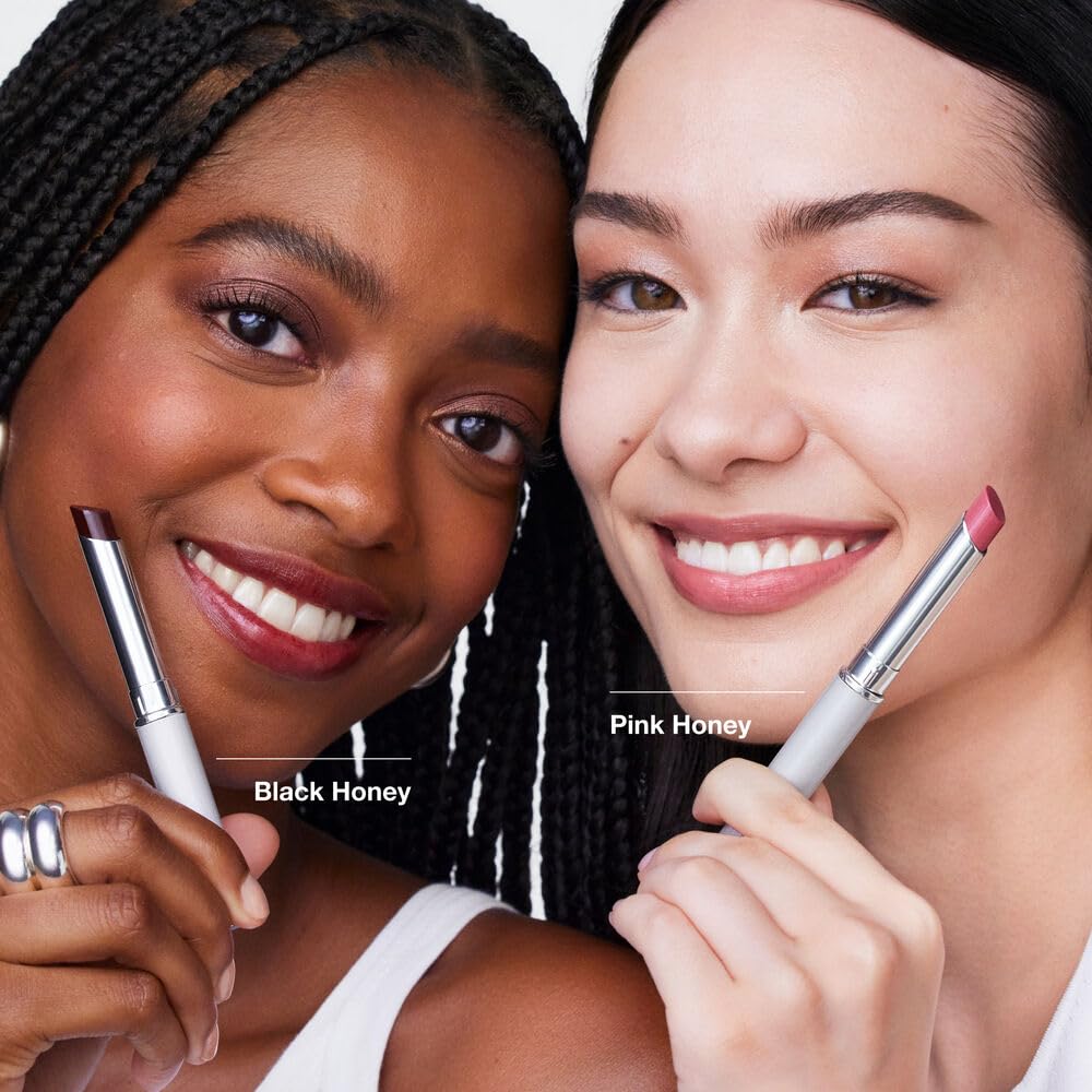 Clinique Almost Lipstick Pink Honey open tube