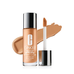 Clinique Beyond Perfecting Foundation + Concealer 1 Fl Oz, Nutty front view