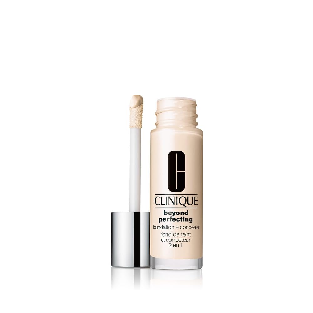 Clinique Beyond Perfecting Foundation + Concealer 1 Fl Oz Shell front view