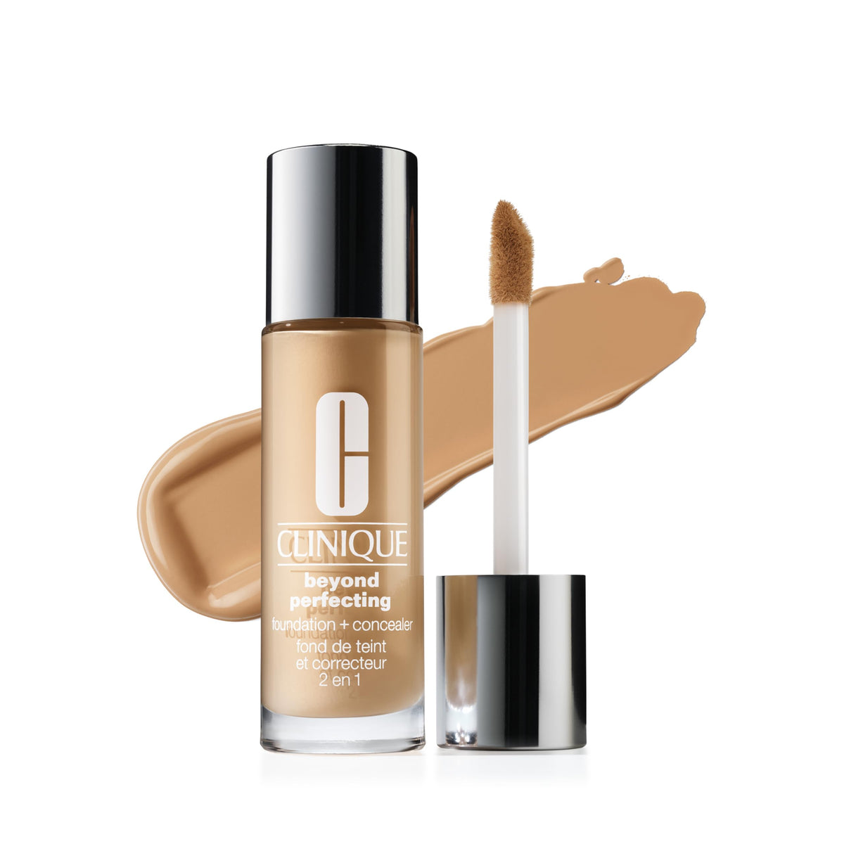 Clinique Beyond Perfecting Foundation + Concealer in Sand, front view