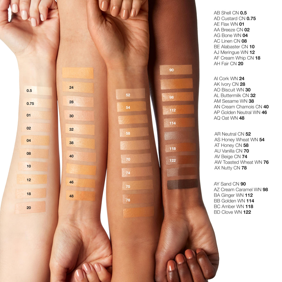 Clinique Beyond Perfecting Foundation + Concealer with makeup brushes