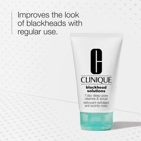 Clinique Blackhead Solutions 7 Day Deep Pore Cleanse & Scrub packaging