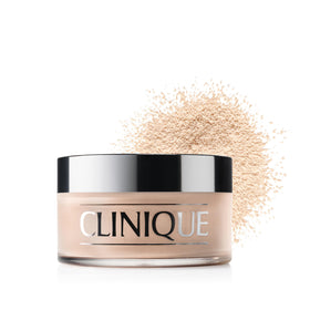Clinique Blended Face Loose Setting Powder front view with packaging