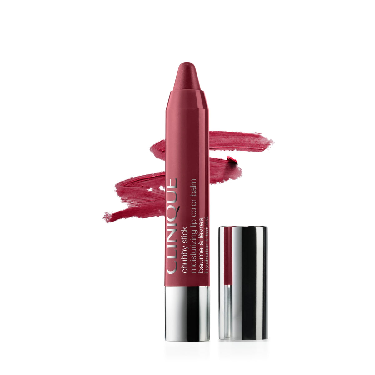 Clinique Chubby Stick Tinted Lip Balm Broadest Berry front view