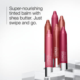 Clinique Chubby Stick Tinted Lip Colour Balm Bountiful Blush swatch on skin