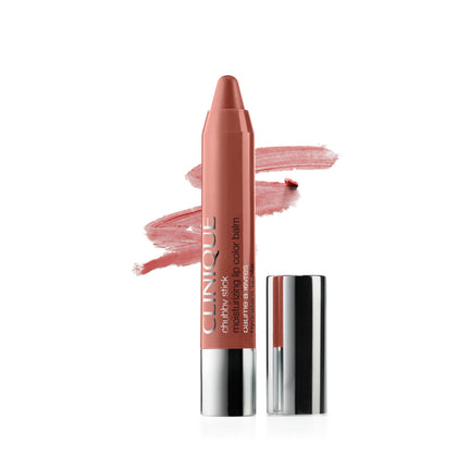 Clinique Chubby Stick Tinted Lip Colour Balm Plushiest Pink front view