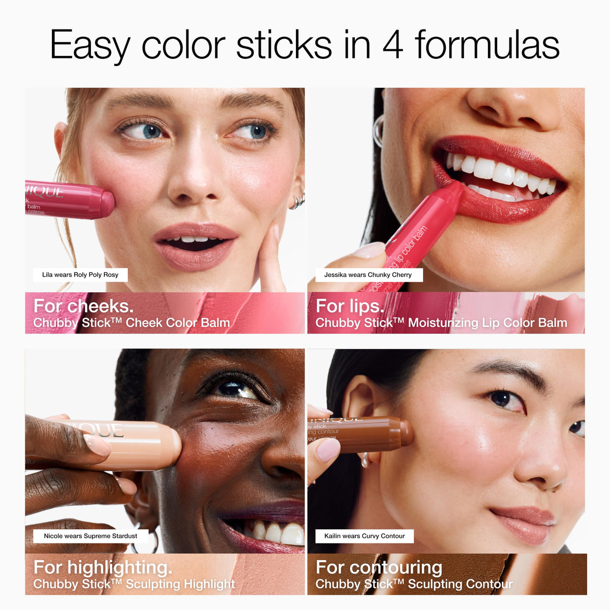 Clinique Chubby Stick Tinted Lip Colour Balm Plushiest Pink lifestyle shot