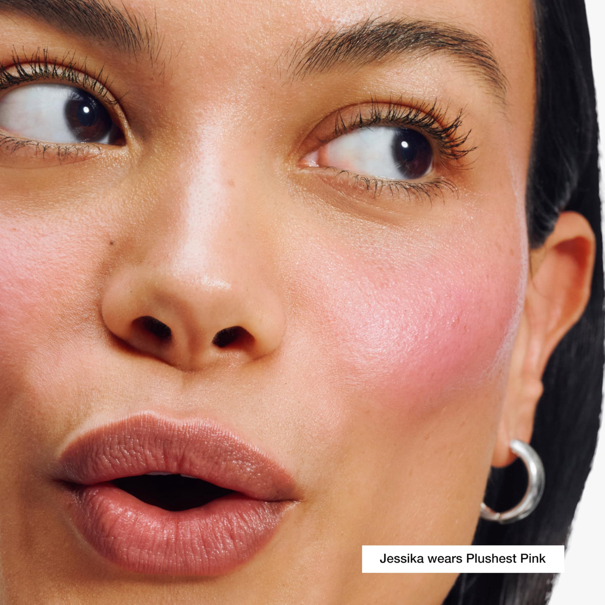Clinique Chubby Stick Tinted Lip Colour Balm Plushiest Pink swatch on skin