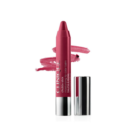 Clinique Chubby Stick Tinted Lip Colour Balm Super Strawberry front view