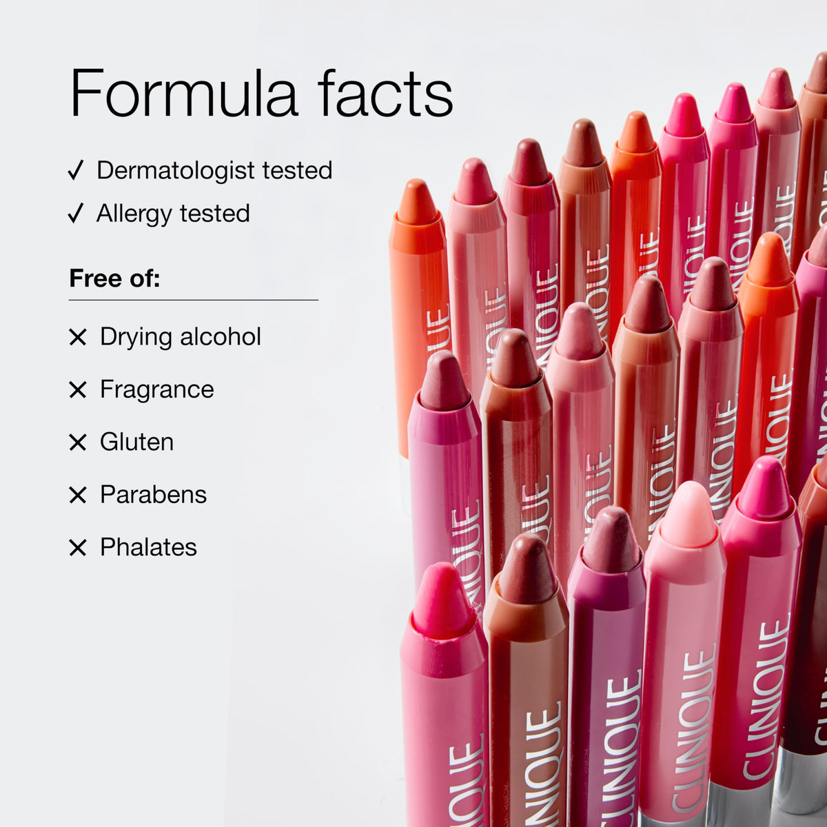 Clinique Chubby Stick Tinted Lip Colour Balm with other shades