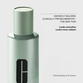 Clinique Clarifying Lotion 1.0 back view showing ingredients