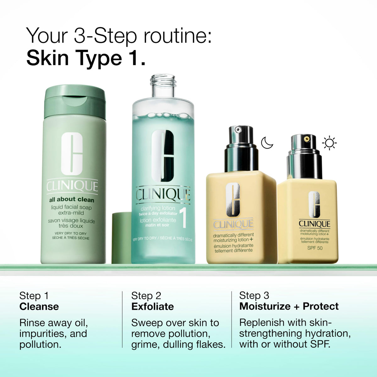 Clinique Clarifying Lotion 1 in a bathroom setting