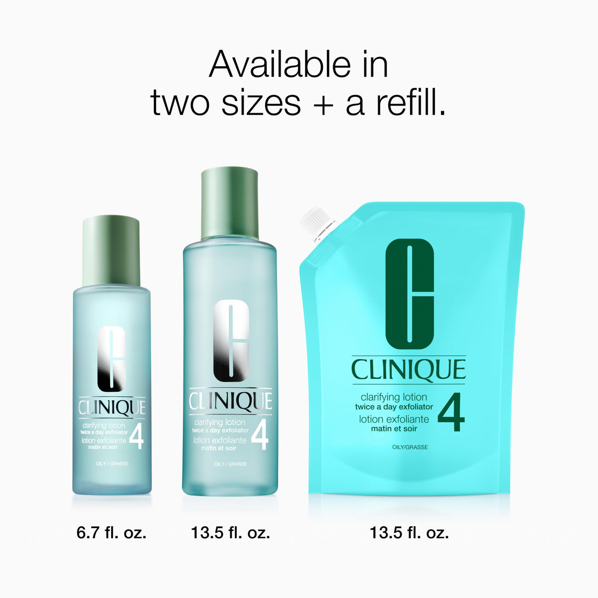 Clinique Clarifying Lotion 4 application on skin