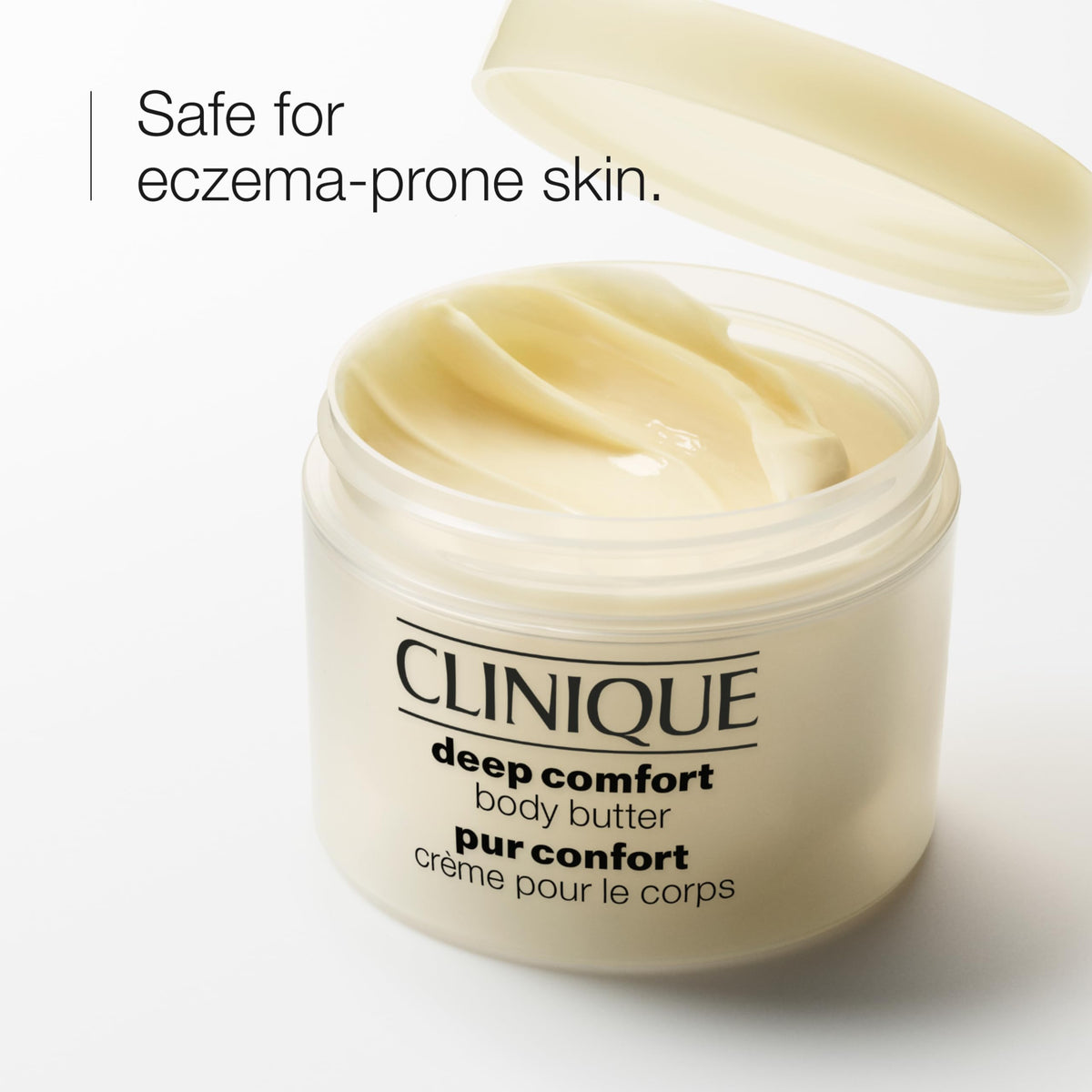 Clinique Deep Comfort Body Butter creamy texture close-up