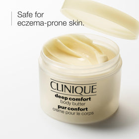 Clinique Deep Comfort Body Butter creamy texture close-up