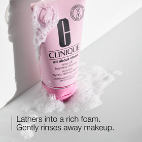 Clinique Foaming Face Wash showing the pump dispenser