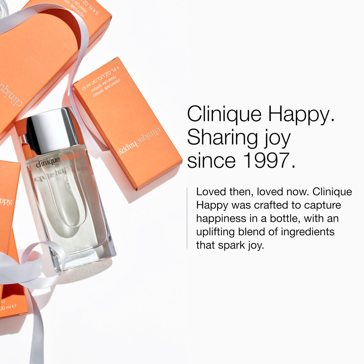 Clinique Happy Eau de Parfum Mini bottle close-up
