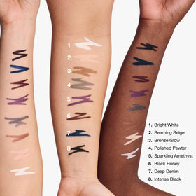 Clinique High Impact Gel Tech Eyeliner Pencil Polished Pewter close-up of tip
