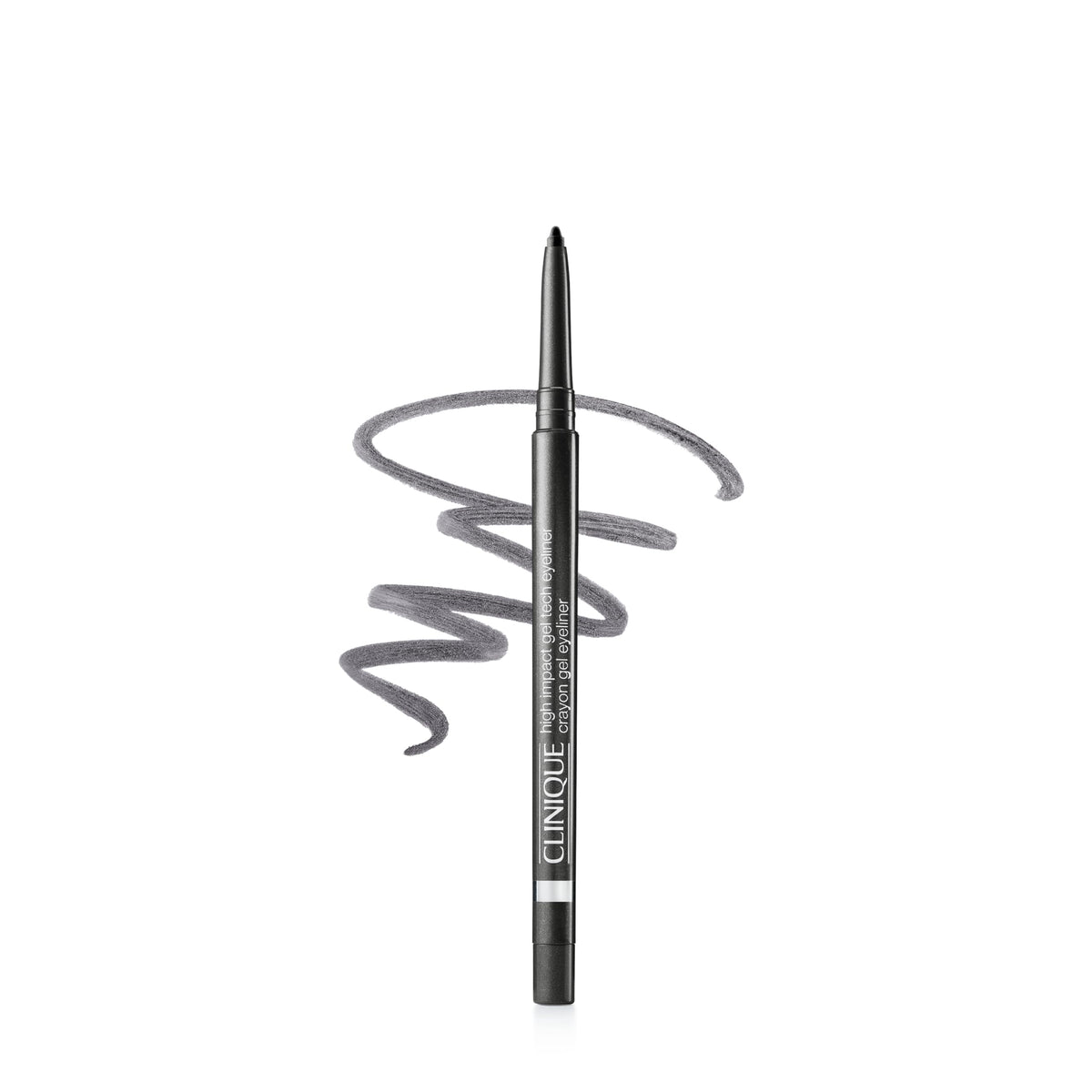 Clinique High Impact Gel Tech Eyeliner Pencil Polished Pewter front view