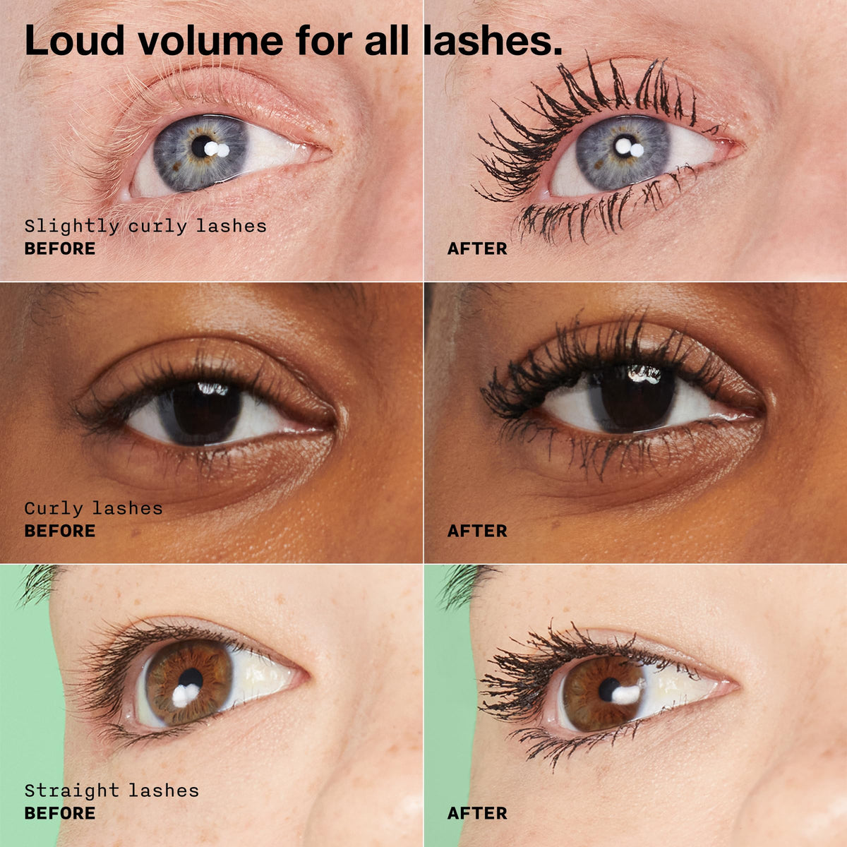 Clinique High Impact High-Fi Full Volume Mascara application on lashes