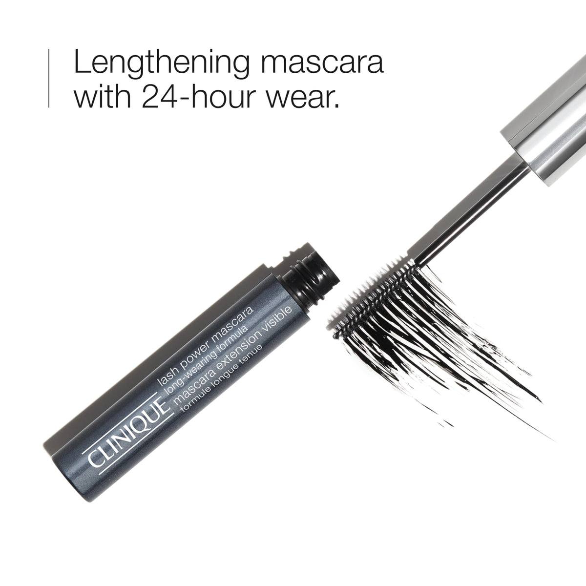 Clinique Lash Power Tubing Mascara dark chocolate side view