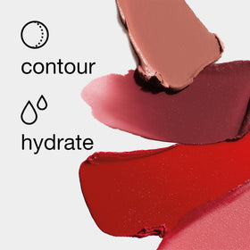 Clinique lipstick in various shades display