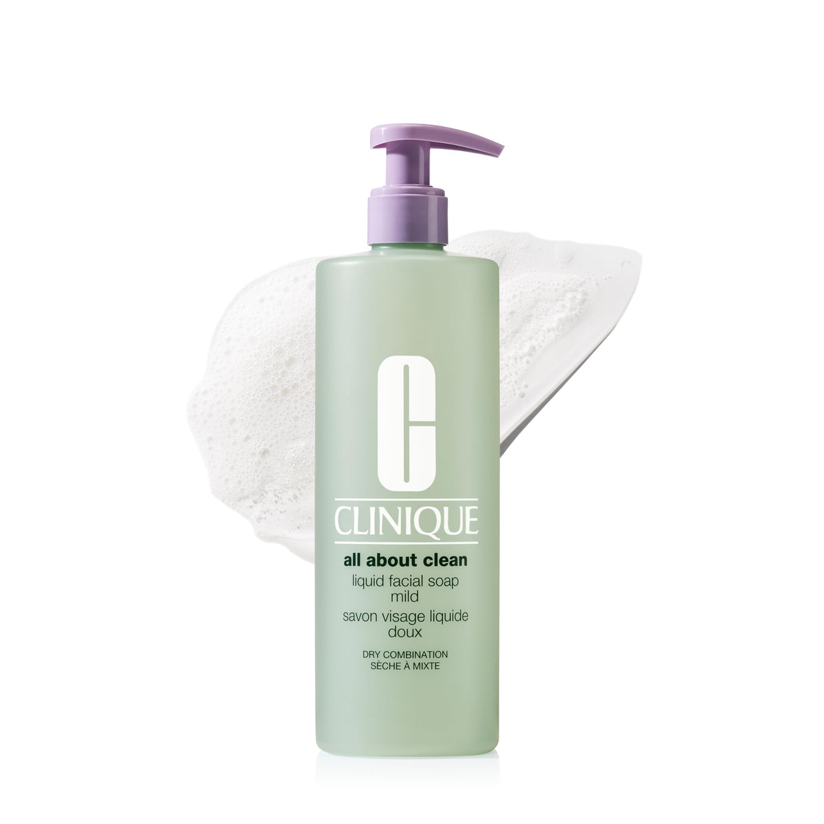 Clinique Liquid Facial Soap Mild front view with packaging