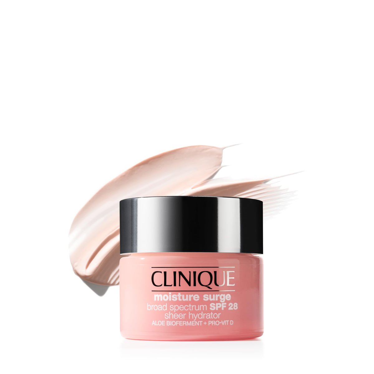 Clinique Moisture Surge Broad Spectrum SPF 28 front view with packaging