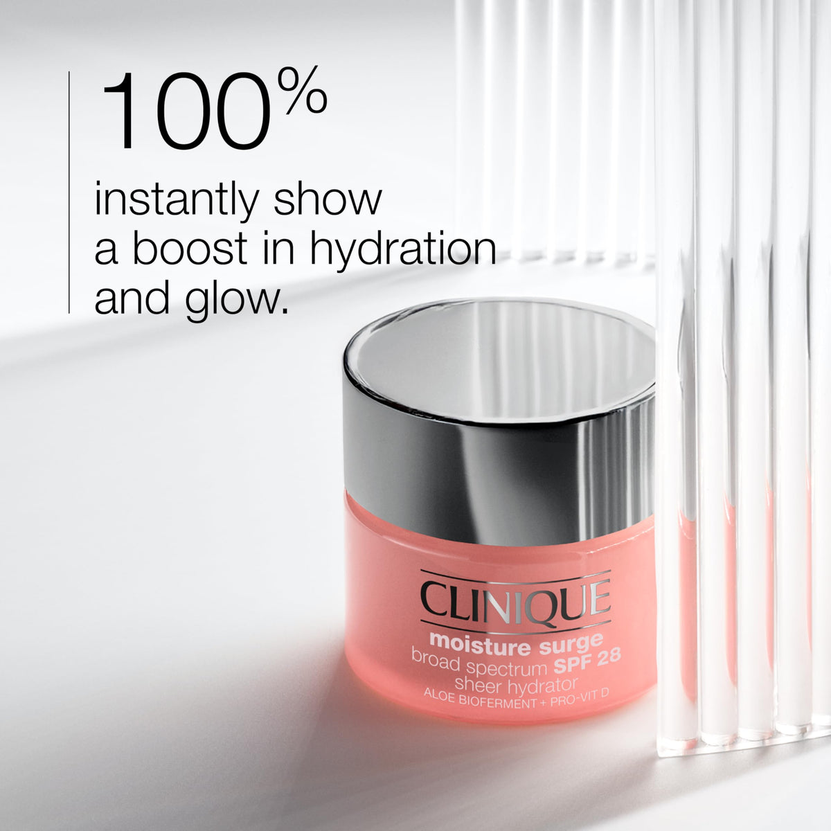 Clinique Moisture Surge SPF 28 Hydrator texture close-up