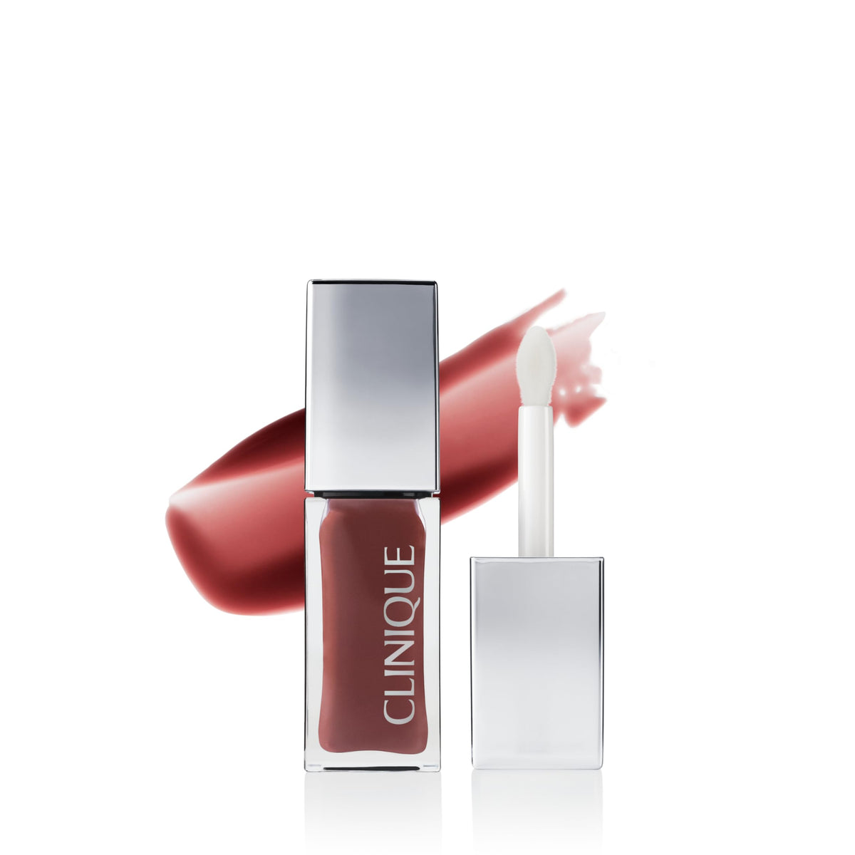 Clinique Pop Lip + Cheek Tinted Oil in Nude Honey front view