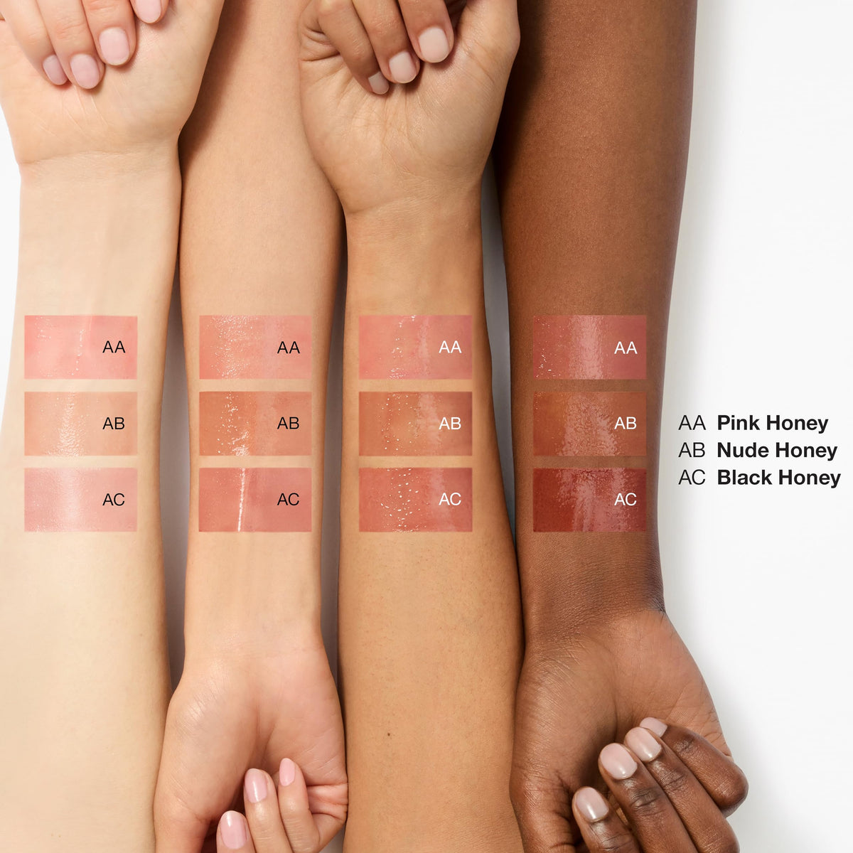 Clinique Pop Lip + Cheek Tinted Oil swatched on skin