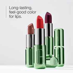 Clinique Pop Longwear Lipstick Latte Pop side view