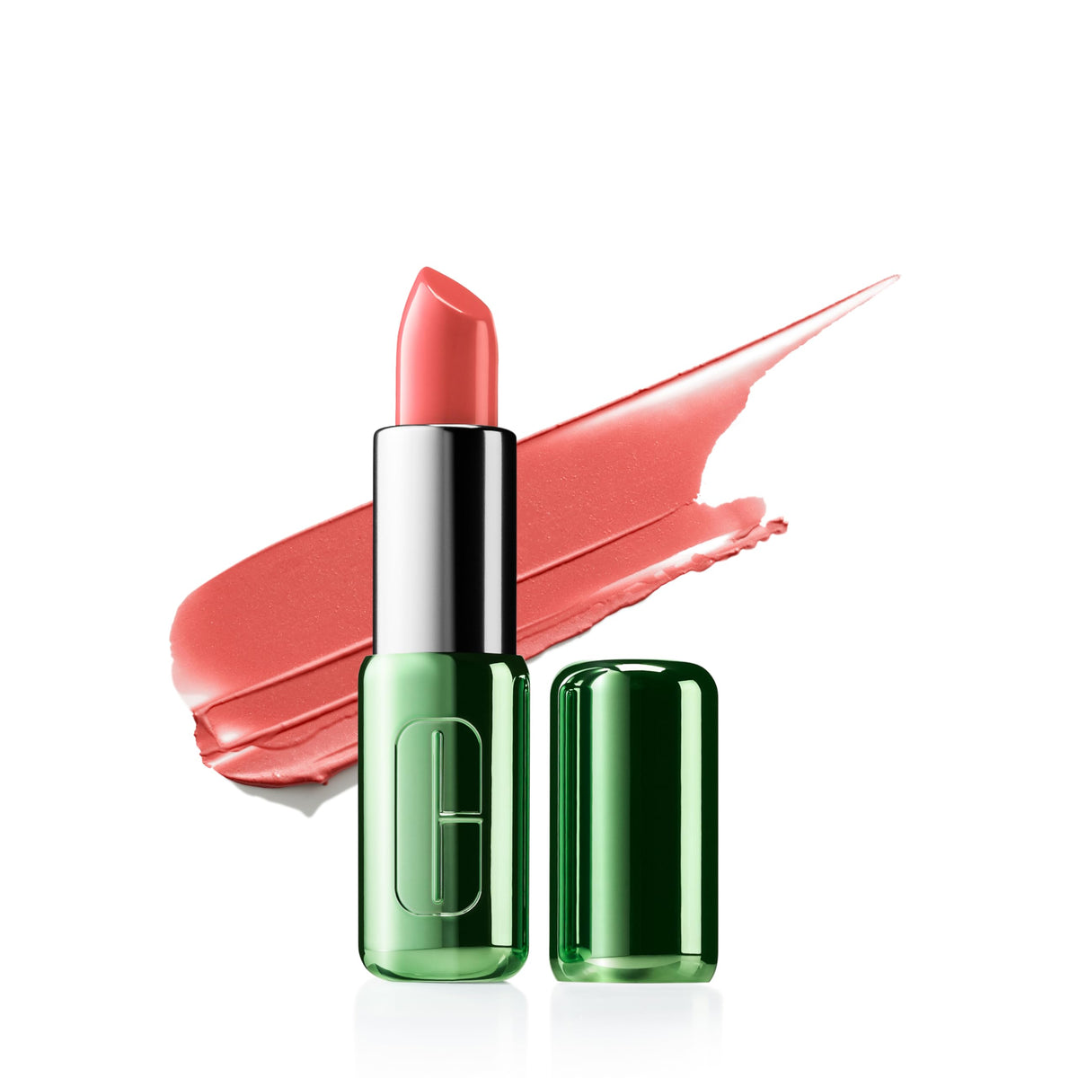 Clinique Pop Longwear Lipstick Melon Pop front view