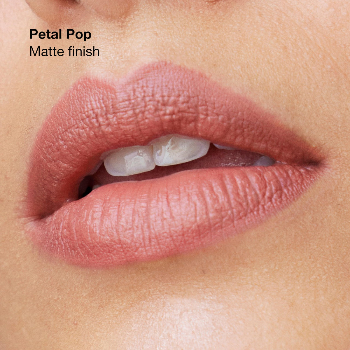 Clinique Pop Longwear Lipstick Petal Pop Matte open tube