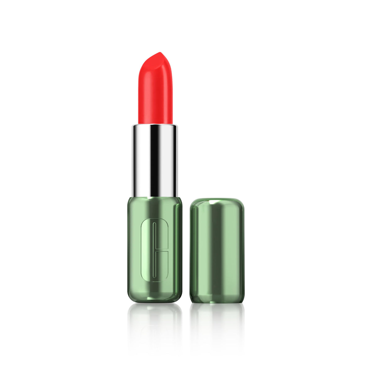 Clinique Pop Longwear Lipstick Poppy Pop front view