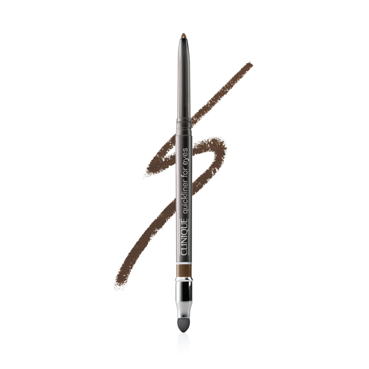 Clinique Quickliner For Eyes Dark Chocolate pencil front view