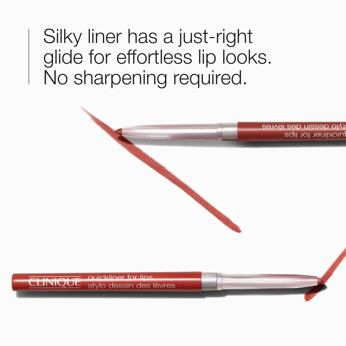 Clinique Quickliner Lip Liner Plummy automatic pencil close-up