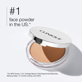 Clinique Stay-Matte Sheer Powder open with sponge applicator