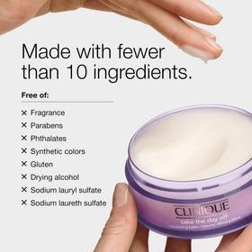 Clinique Take The Day Off Cleansing Balm lid open