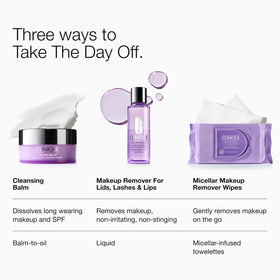 Clinique Take The Day Off Liquid Makeup Remover 6.7 Fl Oz close-up of label