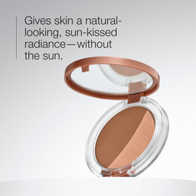 Clinique True Bronze Pressed Powder Bronzer compact closed showing design