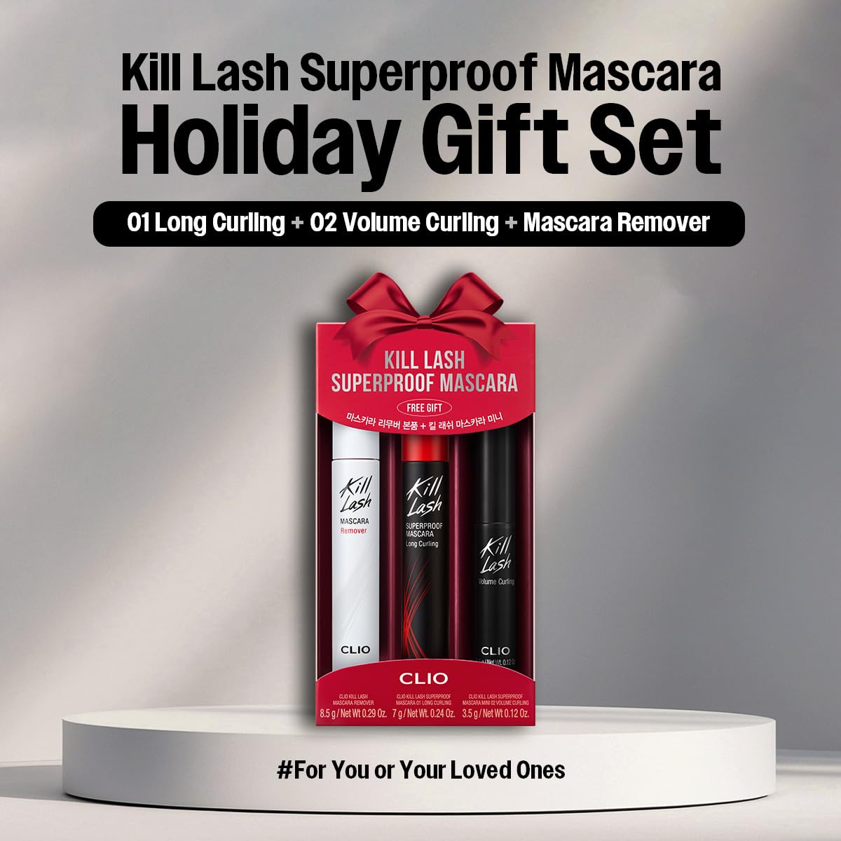 CLIO 001 Long Curling Mascara close-up