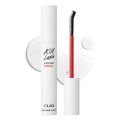 CLIO Kill Lash Mascara Remover front view with curved precision brush