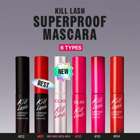 CLIO Kill Lash Mascara ultra-slim triangular brush close-up