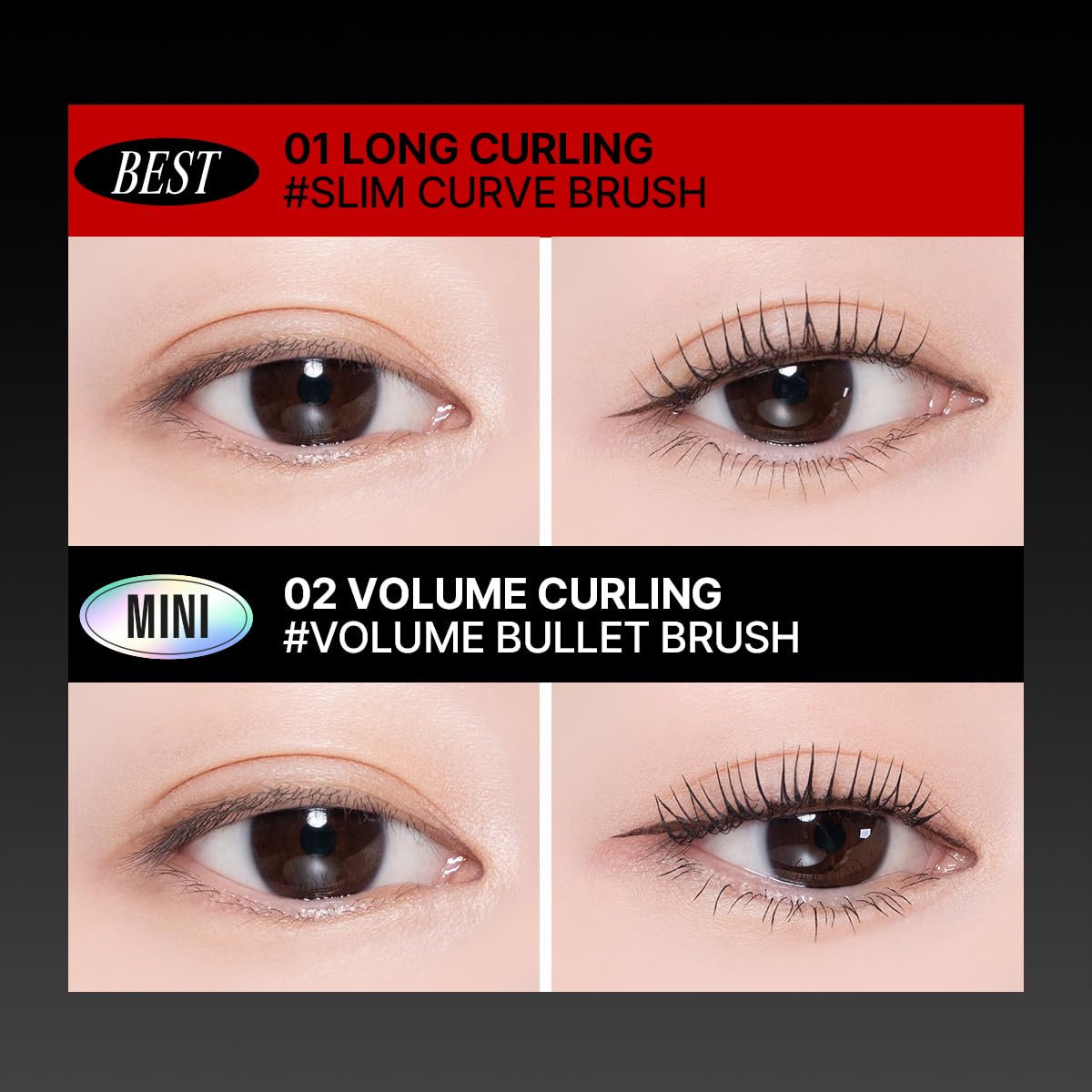 CLIO Kill Lash Remover with curved precision brush