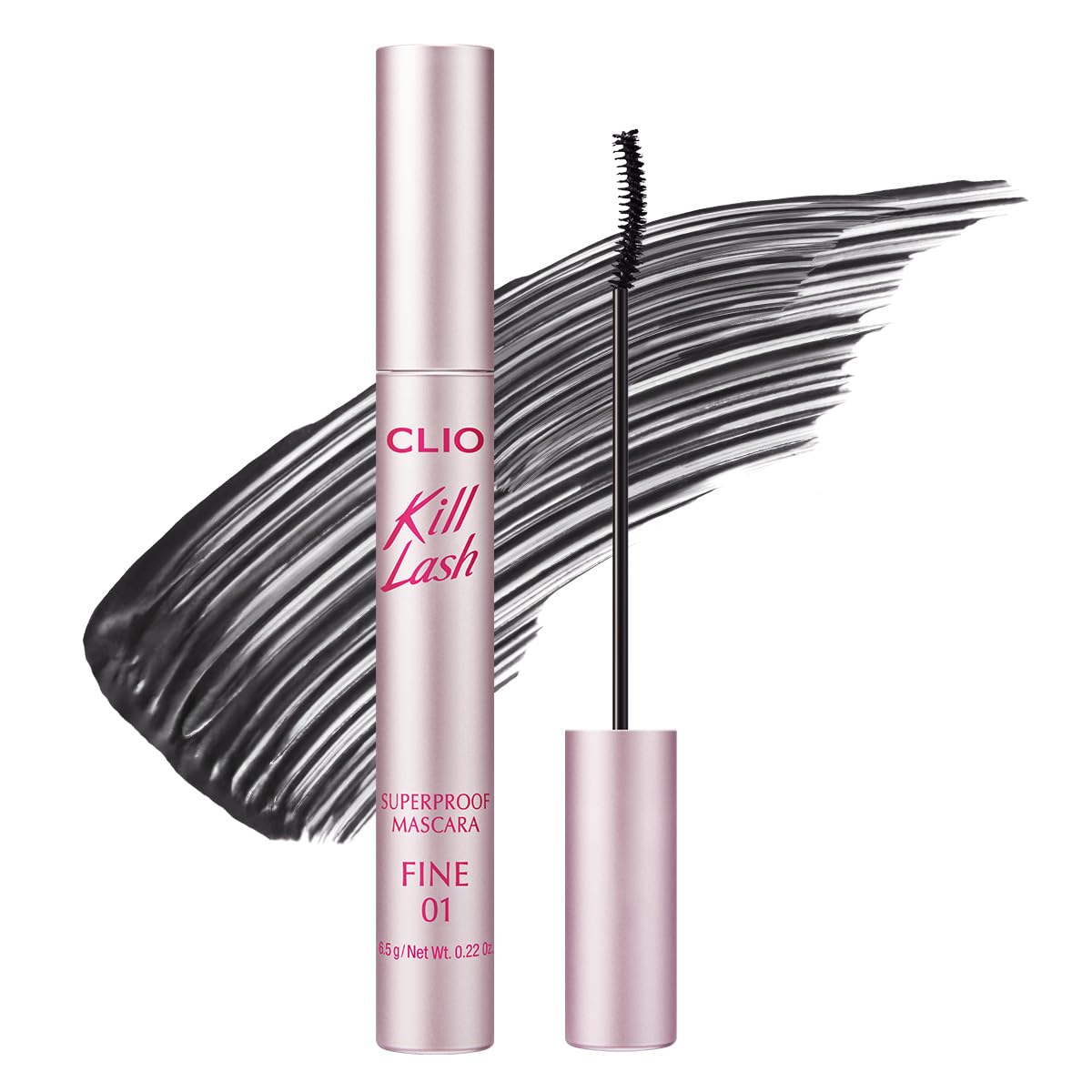 CLIO Kill Lash Superproof Mascara 01 Vanilla Black front view