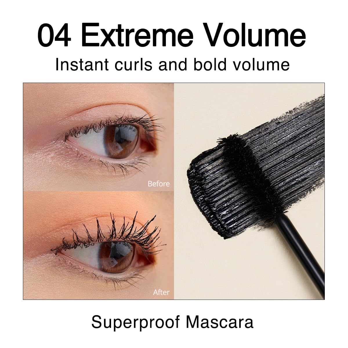 CLIO Kill Lash Superproof Mascara peanut brush close-up