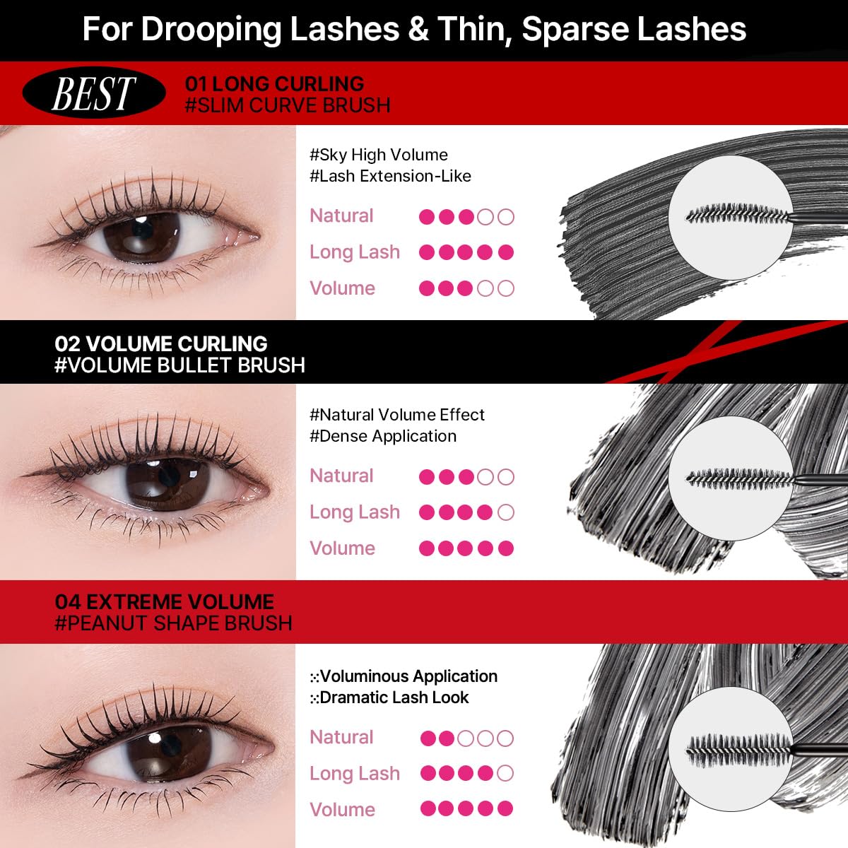 CLIO Kill Lash Superproof Mascara with applicator