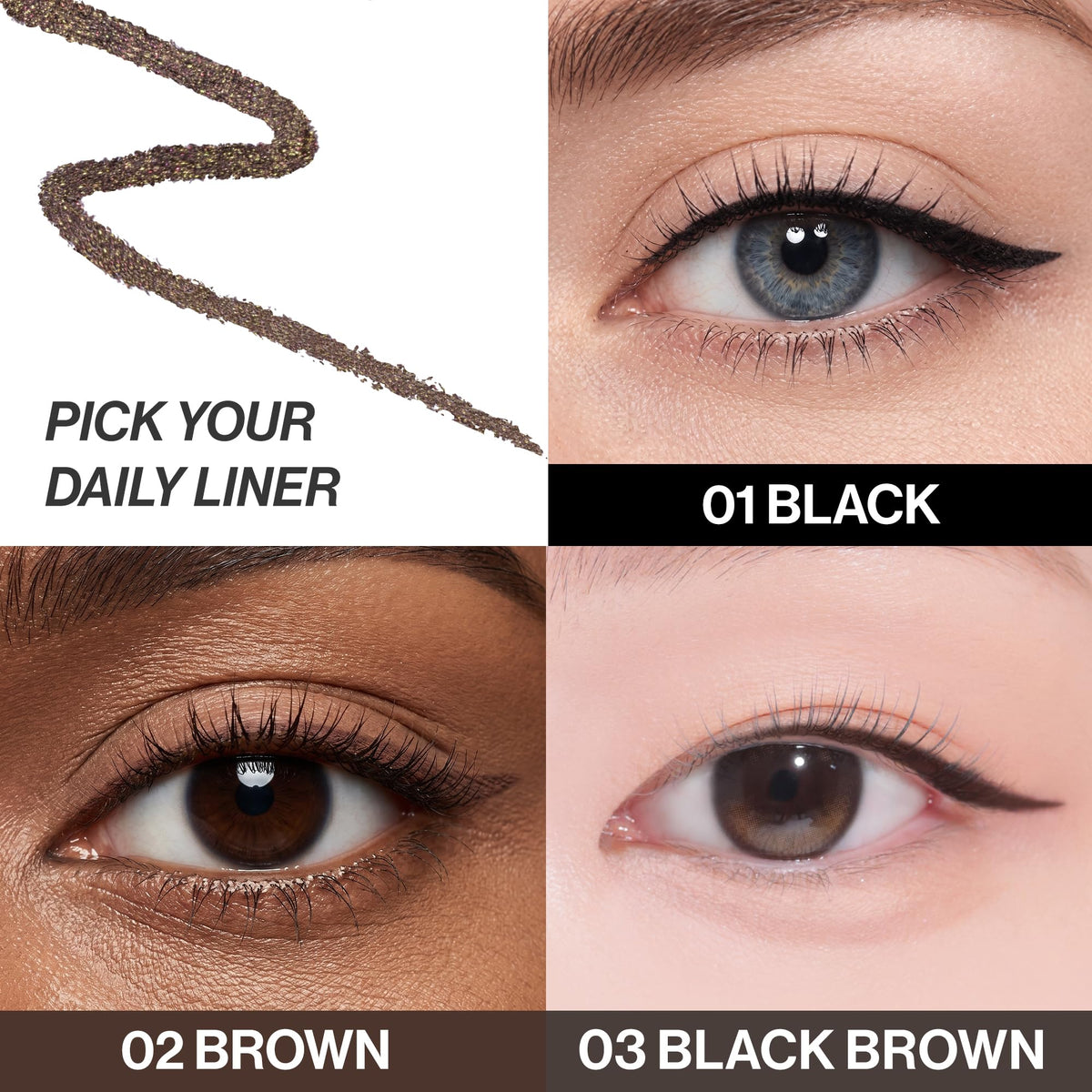 CLIO PROFESSIONAL Pencil Liner 2mm in use on model